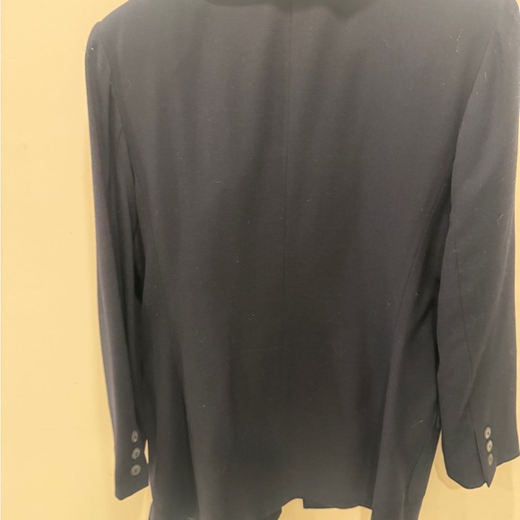 Kasper Black Blazer with Vibrant Scarf - Picture 5 of 6